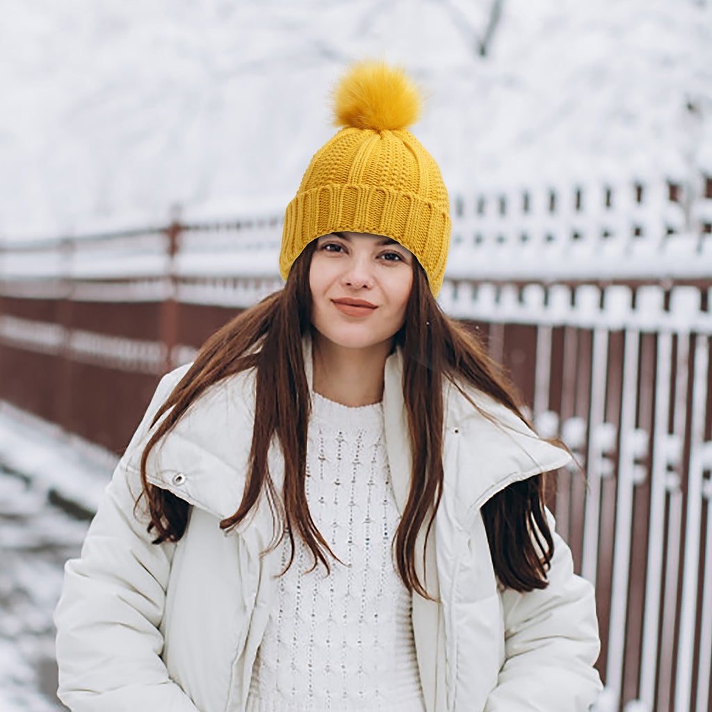 Luxe Knit Winter Hat: Stretchy, Fleece-Lined, and Extra Warm